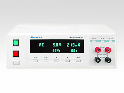 Grounding current resistance tester